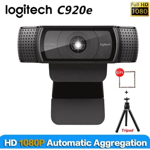Original Logitech Webcam C920E C920 Pro Usb Camera 1080p HD Smart Live Anchor Webcam Laptop Office Meeting Video Brand