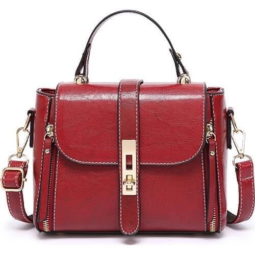 Women Leather Bags Ladies Luxury Shoulder Bags Womens Handbag Female Messenger Bag Fashion Crossbody Bags for Women Bolsa C1388