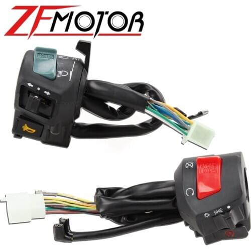 Accessories For Honda CB400 1992-1998 1 Pair Motorcycle Turn Signal Control Switch Motorbike Horn Switch Electrical