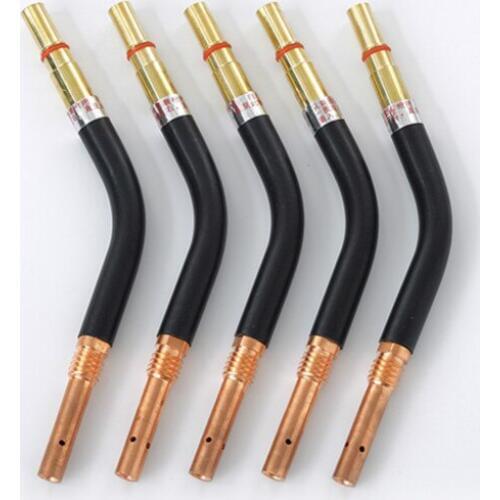 5pcs Gas Shielded Welding Machine 350 Two Shielded Welding Machine Welding Torch Fittings Barrel Connecting Rod
