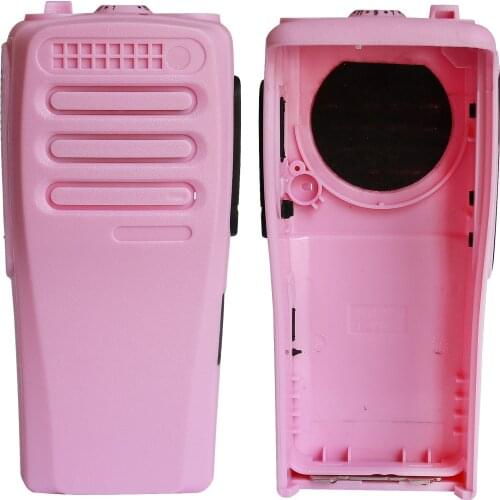 5PCS PMLN6345 Walkie Talkie Repair Replacement Housing Case For MOTOROLA Portable Radio CP200d Pink