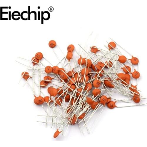 50pcs Ceramic capacitor 50V 2PF~100NF 7PF 10PF 20PF 33PF 47PF82PF 100PF 220PF 470PF 1000PF 1500PF 5600PF 6800PF 10NF 22NF 47NF