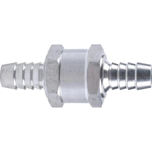 3/8" Aluminium Fuel Line One Way Non Return Check Valve Petrol Diesel Oil