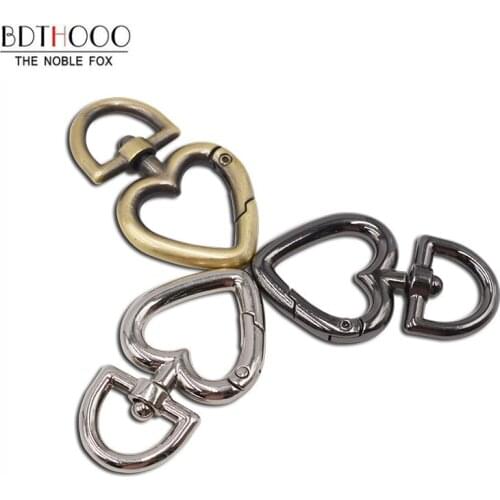 BDTHOOO 10pcs Swivel Snap Hook Buckle for Bag Accessories Chain Purse Frame Handle Rope Clasp Strap Hook Metal Bag Holder Hooks