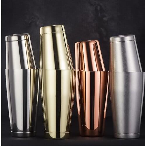 Bar Soul Boston Shaker Stainless Steel Cocktail Shaker Tin Professional Bartender Cocktail Shaker Bar Tools Free Custom Logo