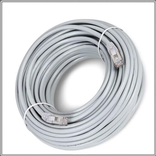 CAT5 Ethernet Network Cable RJ45 Lan Cable 10M 20M SSTP Patch LanCable for CCTV IP Camera NVR PC Router Laptop