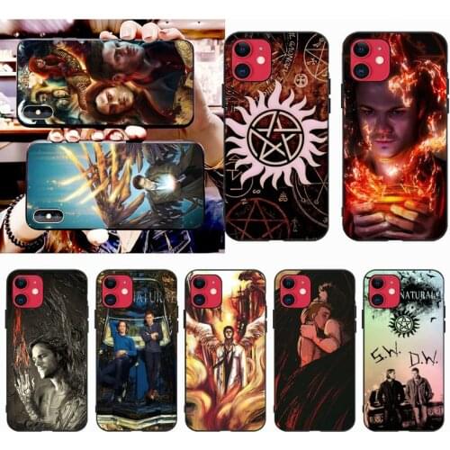 HOTCASHOP movies Supernatural Sam and Dean Phone Case for iphone 12 pro max 11 pro XS MAX 8 7 6 6S Plus X 5S SE 2020 XR case