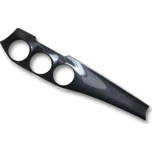 Carbon Fiber Color Car Center Console Air Condition Panel Decoration ABS For Mercedes Benz GLA X156 CLA C117 2013-18 LHD