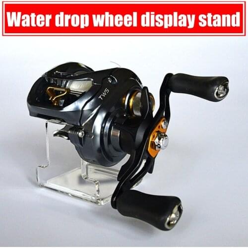 Fishing Baitcasting Reel Display Stand Shelf Holder for Reel Collection Placement Showing Fishing Tackle Bait Caster Holder