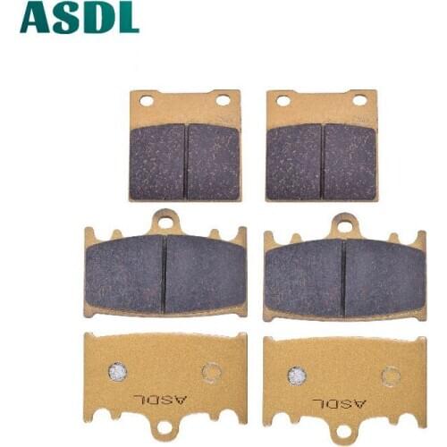 Motorcycle Parts Front Rear Brake Pads Kit For SUZUKI GSXR750 2000-2003 GSXR600 1997 - 2003 TL100S 1997-2001