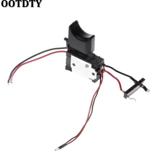 OOTDTY Electric Drill Dustproof Speed Control Push Button Trigger Switch DC 7.2-24V