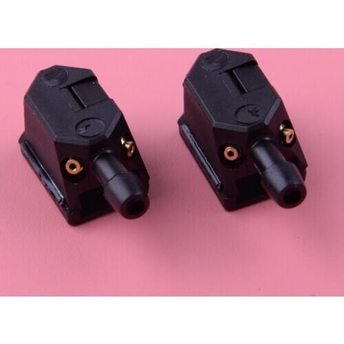 DWCX Universal 2PCS Plastic Car Arm Windscreen Washer Wiper Blade Jet Spray Nozzle