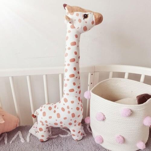 67cm Giraffe Doll Plush Toy Pillow doll Soft Stuffed Animal Giraffe Sleeping Doll Toy For Boys Girls Birthday Gift Kids Toy