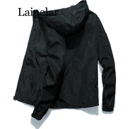 Laipelar Jacket Men Windbreaker Spring Autumn Fashion Jacket Men Hooded Casual Jackets Male Coat Thin Men Coat Outwear