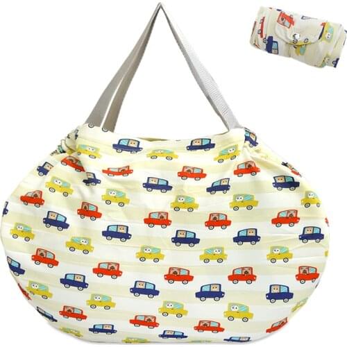 Reusable Grocery bag Shopping Handbag Washable Lightweight Folding Pouch Shopping Bag Foldable