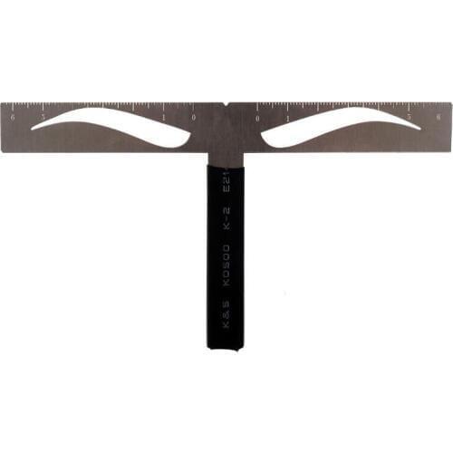 Eyebrow Shaping Ruler Tattoo Eyebrow Measurement Ruler Balance Permanent 3d Pen Kit Skin Marker Stencil for Microblading