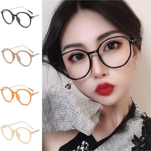 Fashion Anti-Blue Glasses Women & Men Optical Eyewear Retro Spectacles Oversize Frame Eyeglasses