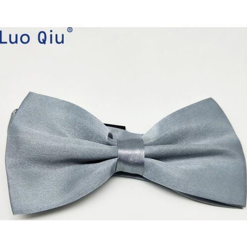 2019 Brand New Mens Fashion Polyester Silk Solid Neck Bowtie For Man Wedding Vintage Suits Bow Ties Butterfly
