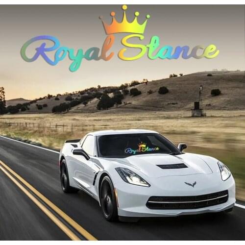 S51645# Various Sizes/Colors Car Stickers Vinyl Decal Royal Stance Motorcycle Decorative Accessories Creative