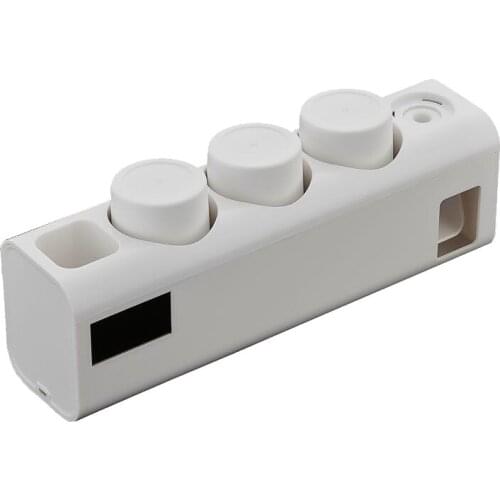 Wall Mounted Toothbrush Holder,with Automatic Toothpaste Dispenser,Light Energy Charging ElectricToothbrush Organizer