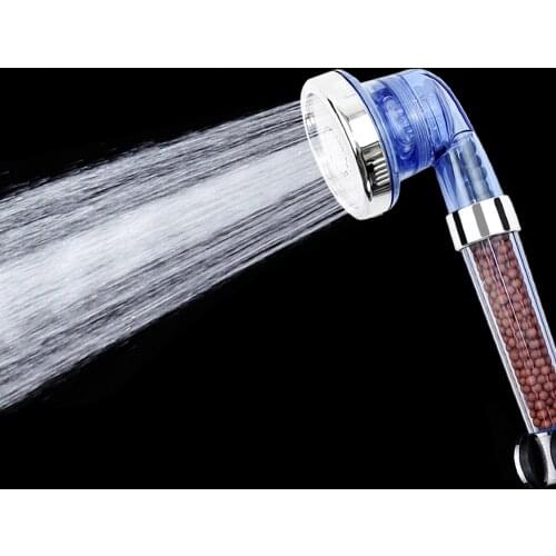 New 3 Mode Bathroom Water Therapy Shower Anion SPA Shower Head Water Saving Rainfall Shower Filter Head High Pressure ABS Spray