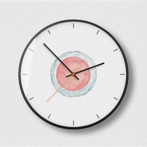 New Wall Clock Large Size Luxury Silent Movement Clocks Metal Rounds Precise Sweep Wall Clocks Modern Design For Home Decoration
