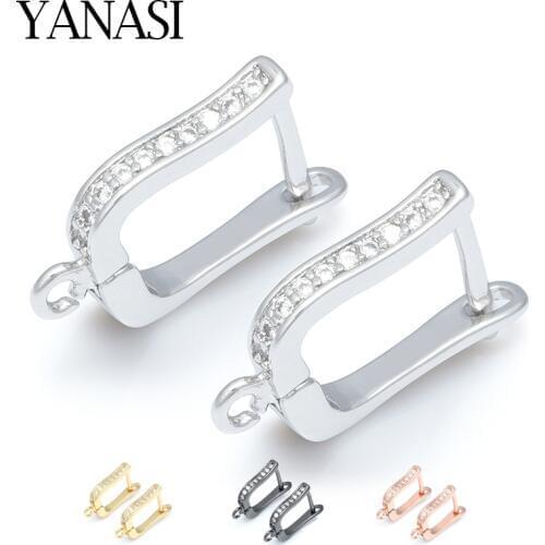 Simple Earring Hook Accessories for Jewelry Making Gold Sliver Handmade Diy Tassle Dangle Earring for Woman