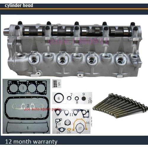 R2 complete cylinder head assembly ASSY for FORD Mazda Kia Asia Motors 2.2 d td 2.2L with full gasket bolt