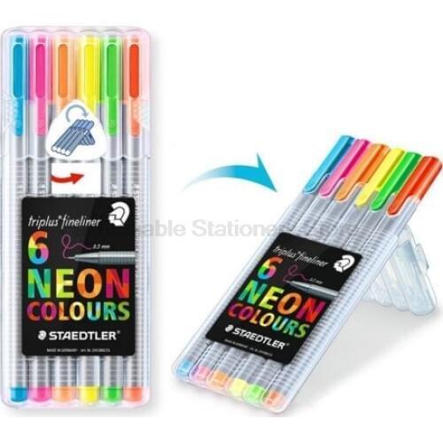 STAEDTLER 334 SB6CS3 Ballpoint Pens & mechanical pencils & Art Markers Pens & Highlighters 6 Pcs set Office accessories School