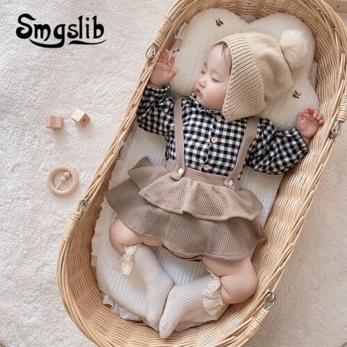 SMGSLIB baby 2021 newborn Toddler Baby Girl Flower Romper clothing sets Princess Rompers Bodysuit for newborns baby girl outfit
