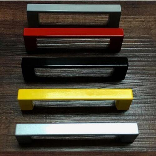 76mm modern fashion clourful furniture decoration handles red blue black pink cabinet dresser door handles 3" white drawer pull
