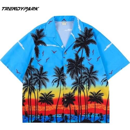 TRENDYPARK Men's Beach (Hawaiian) Shirts