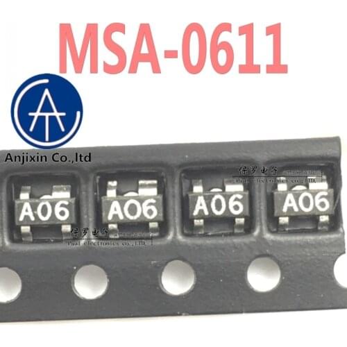 10pcs 100% orginal and newRF amplifier MSA-0611-TR1 MSA-0611 silk screen A06 SOT-143 real stock