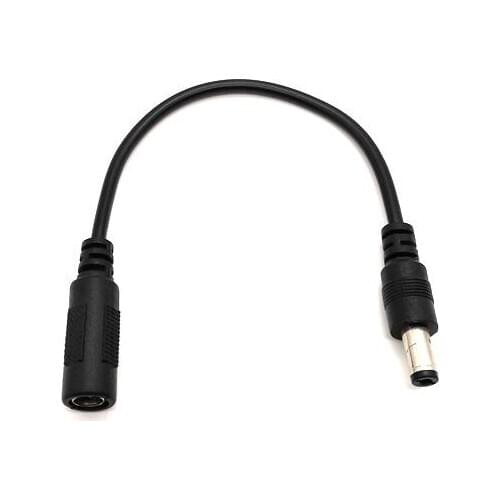 100pcs DC Power 5V 9V 12V Jack 5.5x2.1mm / 5.5*2.1mm Female to Male Plug Cable Extension Cable Power Plug Adapter Connector Cord