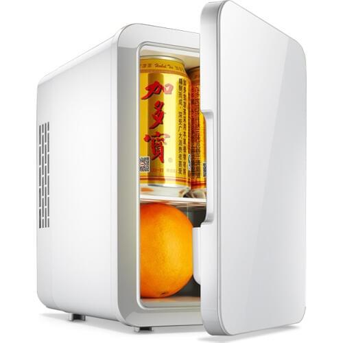 2 In 1 Mini Home Car Fridge Refrigerator 4L 12V / 220V Dual Use Cold Warm Freezer Mini Frigo Nevera Icebox Buzdolab Frigobar