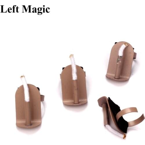4 Pcs/ Set Finger Fire Magic Tricks Close Up Stage Magic Props Magician Illusions Gimmick Accessories G8152