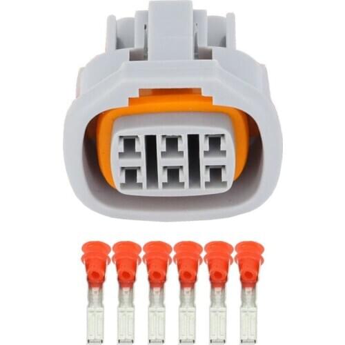 6 Pin Accelerator Pedal Connector ICM Igniter Accelerator Plug with Terminal DJ70610-2.3-21 6P