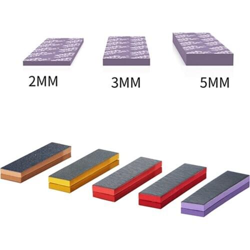 5pcs/set 2MM/3MM/5MM Sponge Sandpaper 180#-2500# Model Grinding Polishing Block for Gundam DIY Military Model Tool