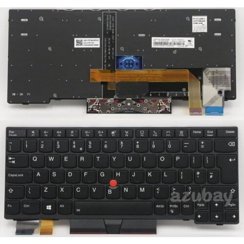UK Keyboard for Lenovo Thinkpad X13 Gen 1 2020, L13 Gen 2, L13 Yoga Gen 2, 5N20V43352 5N20V43205 5N20V43061, Backlit, Black