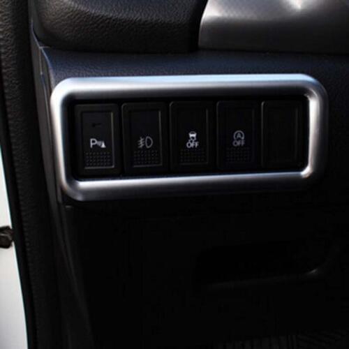 Car ABS Chrome front head light switch trim frame lamp cover For LHD SUZUKI Vitara 2016