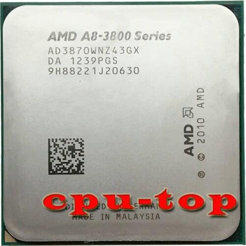 Free shipping AMD A8 3870K FM1 3.0GHz 4MB 100W CPU processor FM1 scrattered pieces A8-3870 APU Integrated