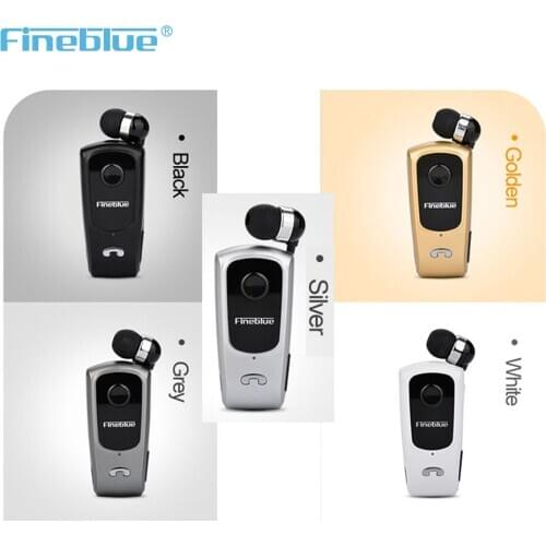 Fineblue F920 Business Earphone Mini Retractable Bluetooth 4.0 Wireless Headset Stereo Headphone Clip-on Sport Earbud Handsfree