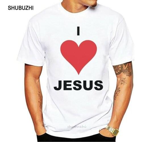 I LOVE JESUS GOD BIBLE NEW Men Women T SHIRT TOP size 8 10 12 14 16 s m l xl xxL Casual Short Sleeve TEE,Fashion Style Men Tee