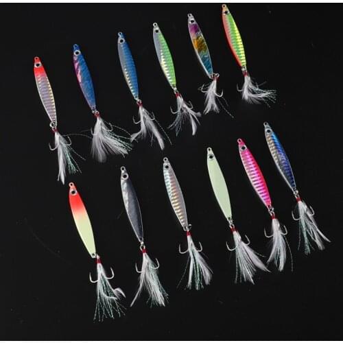 Hot Sale 4.8cm10g Metal Lure Fishing Spoon Freshwater Fishing Hard LureSliceJigBait Spoon Fishing Tackle Metal Jigging