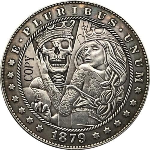 Hobo Nickel 1879-CC USA Morgan Dollar COIN COPY Type 187