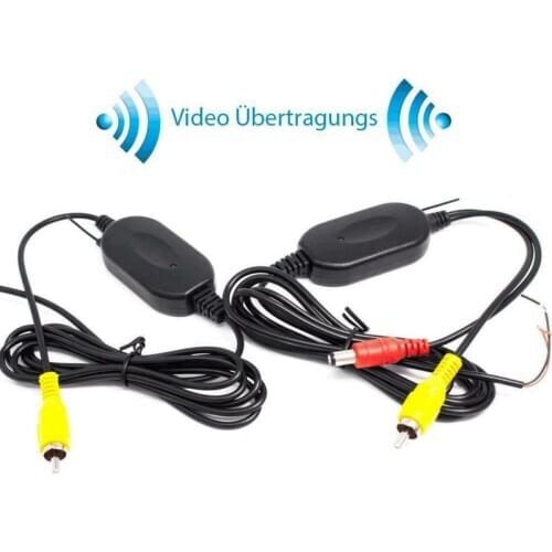 Car Rear View Camera Wifi Wireless 12V 2.4GHz DC Transmitter Receiver Kit For Car Rear View Camera and Parking Monitor Wholesale