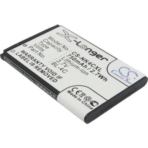 Cameron Sino Mobile SmartPhone Replacement Li-ion Battery 750mAh For BK-BL-4C TORQ i267, i508, i509, i5 Free Tools