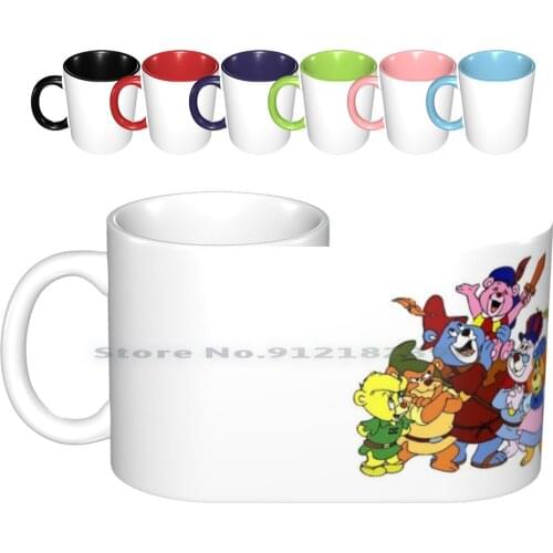 Gummy Bears Ceramic Mugs Coffee Cups Milk Tea Mug American Animated Series Gummi Candies Candy Sweet Yummie Shows Gummiberry