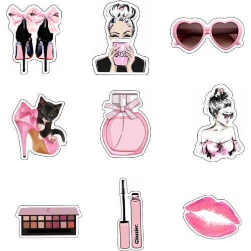 Make Up Printed Planar Resin With Holes DIY Craft For Keychain Bracelet Accessories Earring 30pcs