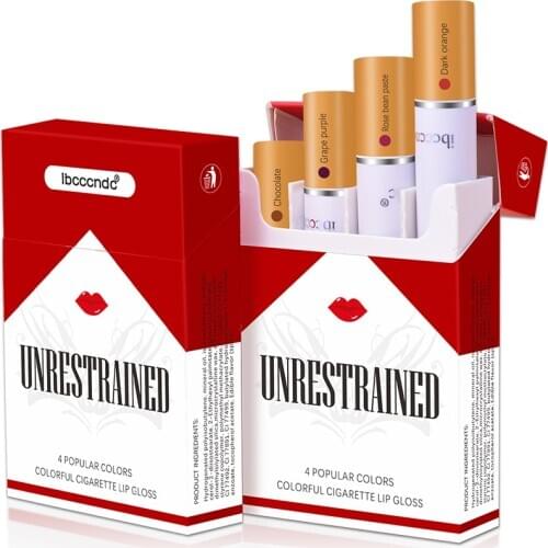 Matte Lipstick Velvet Sexy Lip gloss Set Cosmetic Lip Tint lip gloss Waterproof lipstick for lips Makeup Comestics 4pcs/set